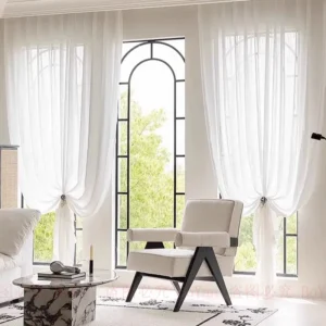 Silk Wave Chiffon Curtains