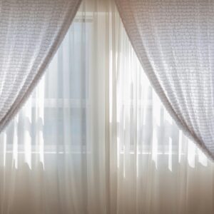 White Sheer curtains